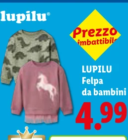 Felpa da bambini - Lupilu