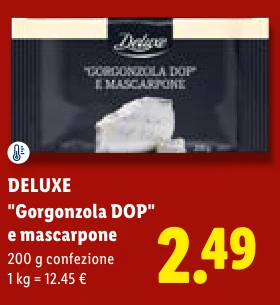 "Gorgonzola DOP" e mascarpone - Deluxe