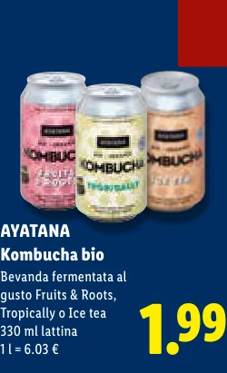 Kombucha bio - Ayatana