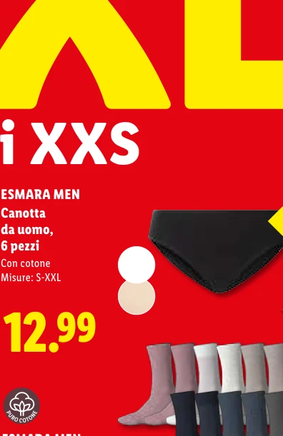 MEN Canotta da uomo, 6 pezzi - Esmara
