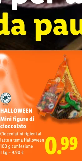 Mini figure di cioccolato - Halloween