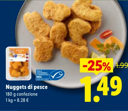 Nuggets di pesce