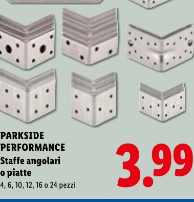 PERFORMANCE Staffe angolari o piatte - Parkside