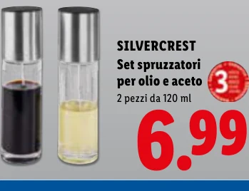 Set spruzzatori per olio e aceto - Silvercrest