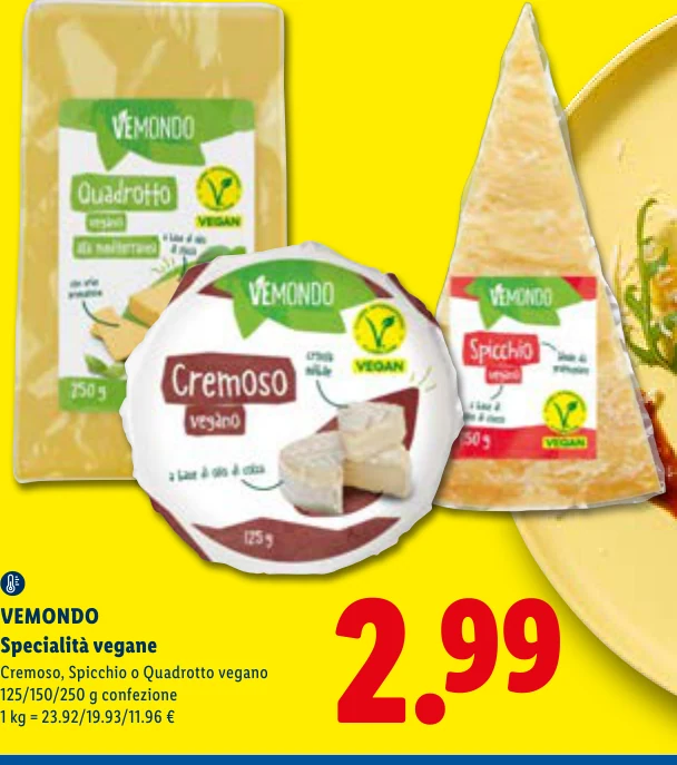 Specialità vegane - Vemondo