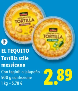 Tortilla stile messicano - El Tequito