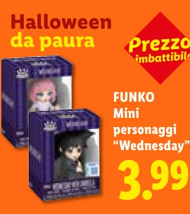 Mini personaggi “Wednesday” - Funko