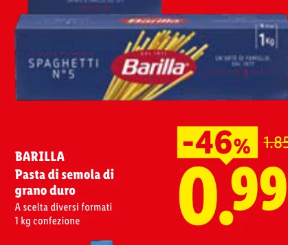 Pasta di semola di grano duro - Barilla
