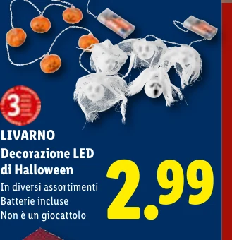 Decorazione LED di Halloween - Livarno