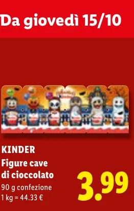 Figure cave di cioccolato - Kinder