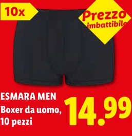 MEN Boxer da uomo, 10 pezzi - Esmara