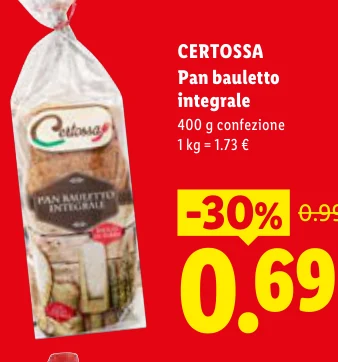 Pan bauletto integrale - Certossa