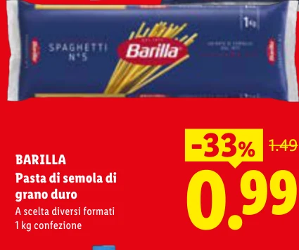 Pasta di semola di grano duro - Barilla