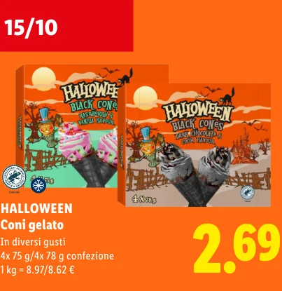 Coni gelato - Halloween
