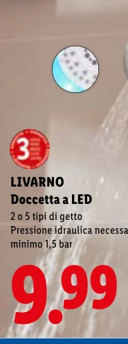 Doccetta a LED - Livarno