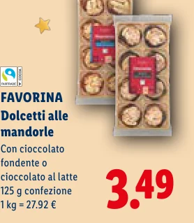 Dolcetti alle mandorle - Favorina