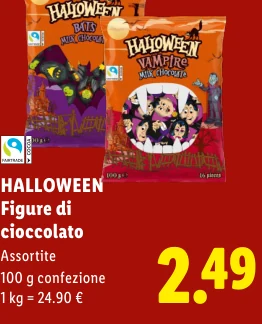 Figure di cioccolato - Halloween