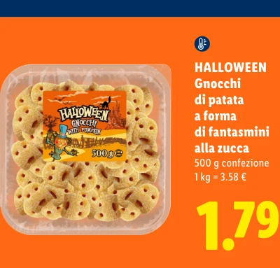 Gnocchi di patata a forma di fantasmini alla zucca - Halloween
