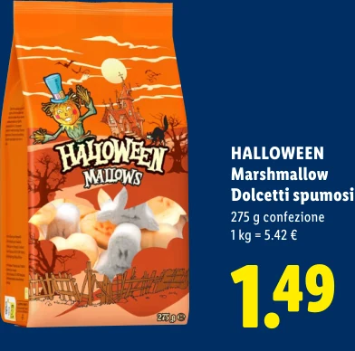 Marshmallow Dolcetti spumosi - Halloween