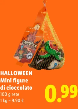 Mini figure di cioccolato - Halloween