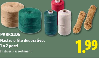 Nastro o filo decorativo, 1 o 2 pezzi - Parkside