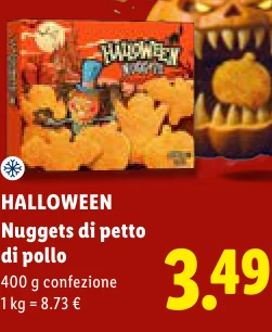 Nuggets di petto di pollo - Halloween