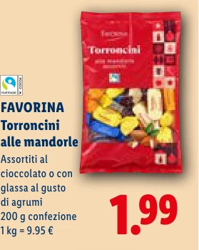 Torroncini alle mandorle - Favorina