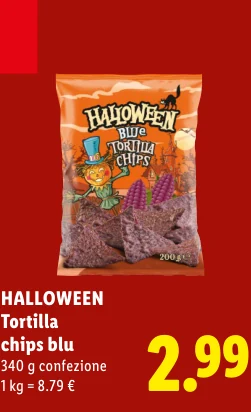 Tortilla chips blu - Halloween