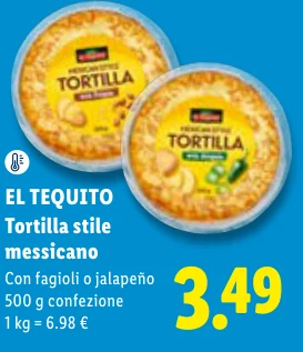 Tortilla stile messicano - El Tequito