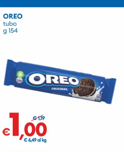 Oreo tubo