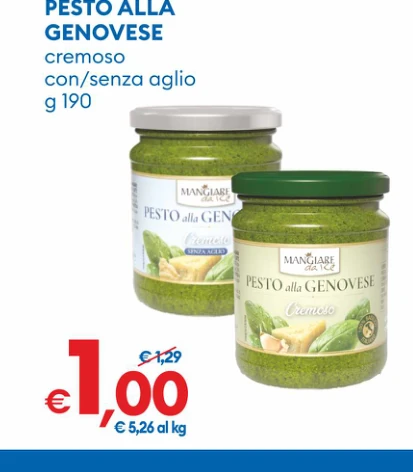 Pesto alla genovese Le Specialita di Beppe