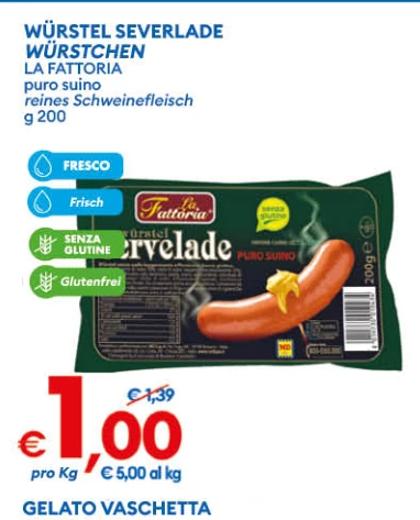 Wurstel Servelade La Fattoria