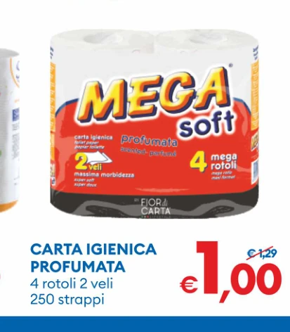 Carta igienica Mega Soft