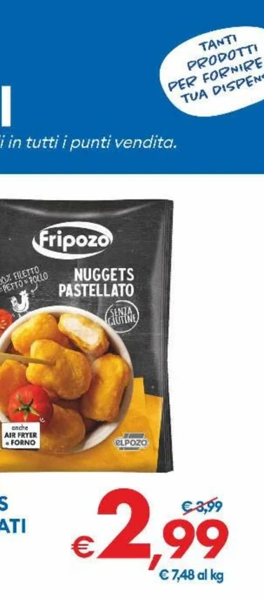 NUGGETS PASTELLATI FRIPOZO g 400