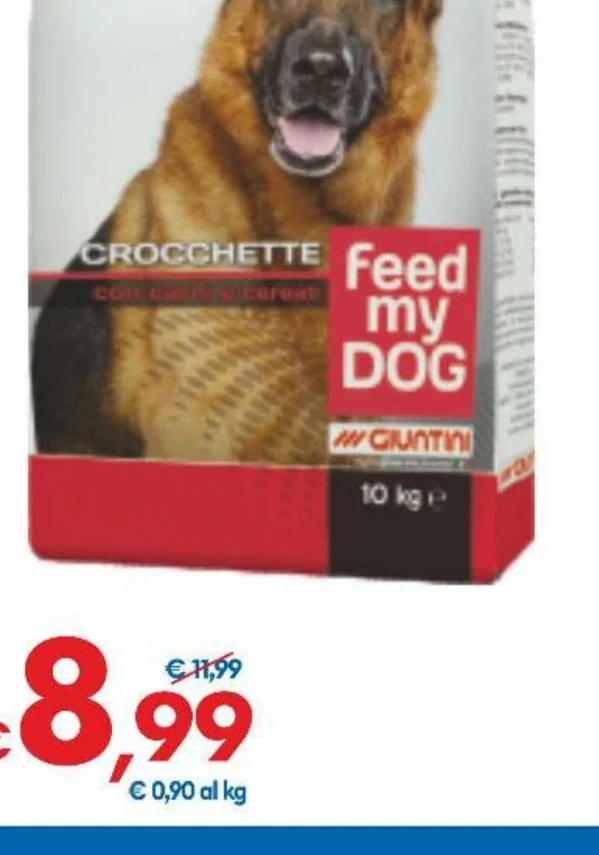 CROCCHETTE PER CANE FEED MY DOG kg 10