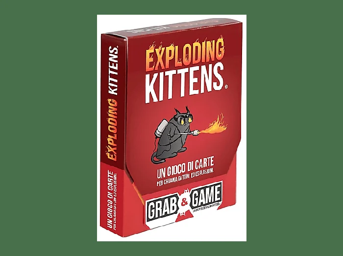 GIOCO DA TAVOLO ExplodingKittensGrab&Game - ASMODEE