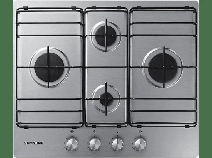 NA64H3110BS/T1 PIANO COTTURA GAS, 4 zone di cottura, dimensioni: L 60 cm, P 51 cm, piano in Acciaio inossidabile, Acciaio Inox - SAMSUNG
