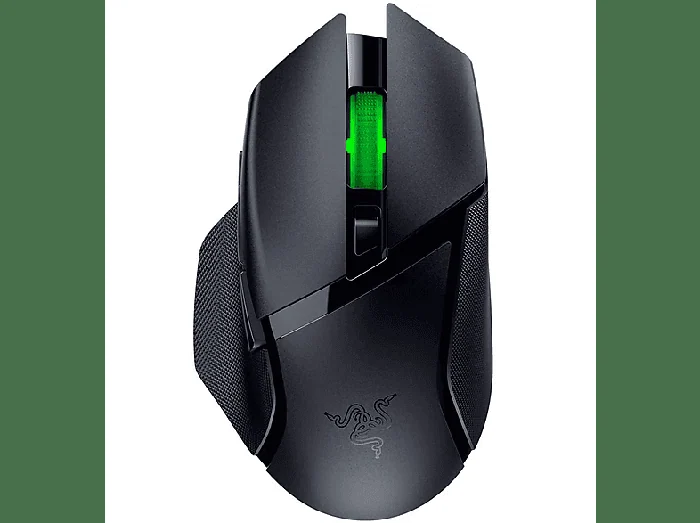 MOUSE WIRELESS BASILISK V3 X HYPERSPEED, Collegamento Wireless, Ingresso: Otticamente a mezzo LED, Scrolling a 2 direzioni, Risoluzione max 18000 dpi, forma ergonomica, Nero - RAZER