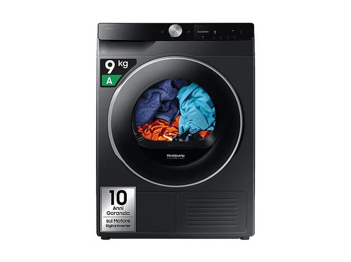 Asciugatrice DV90DG6845LBU3, a condensazione, 9 Kg, profondità 60 cm, tecnologia AI Dry, funzione Super Speed 81’, Classe A - SAMSUNG