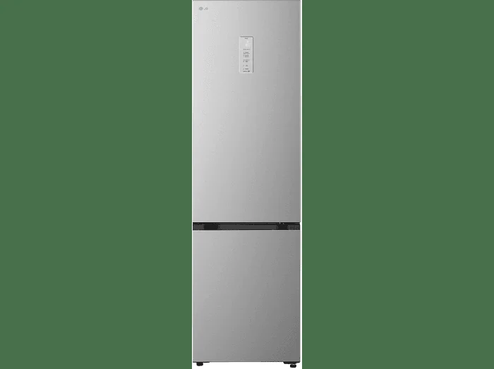 FRIGORIFERO COMBINATO GBBS525CPY Fit & Max, Capacità netta totale 375 l, Rumorosità: 34 dB(A), LAN wireless, 4 ripiani, Dimensioni: L 59,7 cm A 203 cm P 67,4 cm, Prime Silver, Classe C - LG