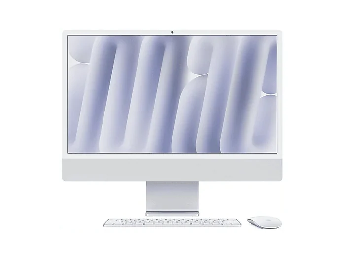 iMac 24'' CTO con display Retina 4,5K, Chip M4, 8 CPU 8 GPU, 16GB, 256GB Argento con Gigabit Ethernet - APPLE