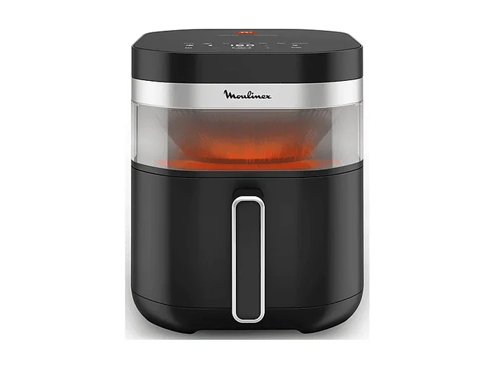 EASY FRY INFRARED EZ8328 FRIGGITRICE AD ARIA, capacità 7 l, Max potenza 2180 W, 8 programmi, da 70 °C a 230 °C, Nero - MOULINEX