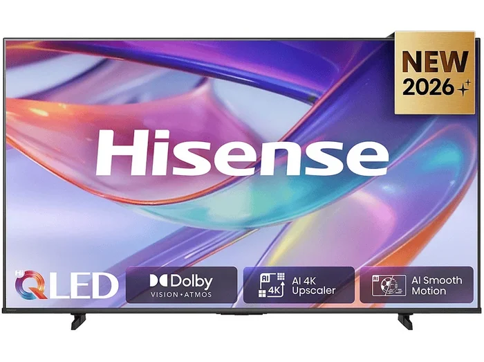 55Q7S, Smart TV QLED 55" 4K TV, 60Hz, Audio Dolby Atmos, VIDAA OS con 1000+ APP, Dolby Vision IQ, HDR 10+, Game Mode Plus, Bluetooth, Wifi, Alexa Built-in, AirPlay2, lativù 4K - HISENSE