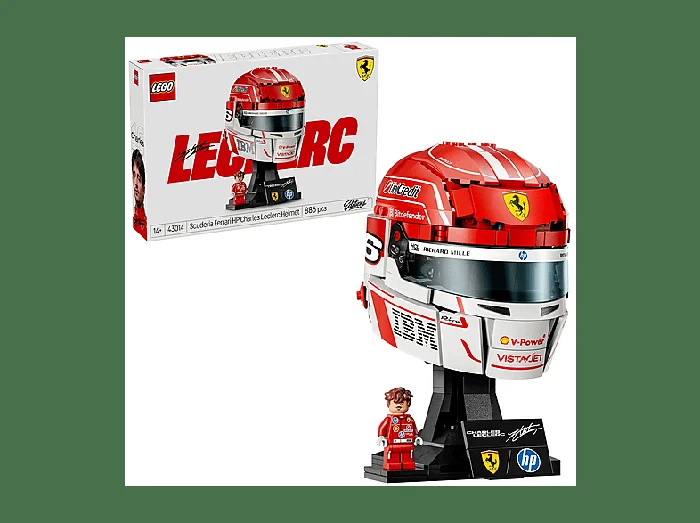 COSTRUZIONI Editions Formula 1 Casco di Charles Leclerc Scuderia Ferrari HP - 43014 - LEGO