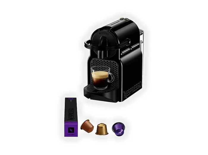 MACCHINA CAFFÈ CAPSULE Inissia EN80.B, Compatibile con Capsule Nespresso, Pressione pompa 19 bar, Potenza 1260 W, Serbatoio acqua 0,8 l, Disattivazione automatica, Nero - DE'LONGHI