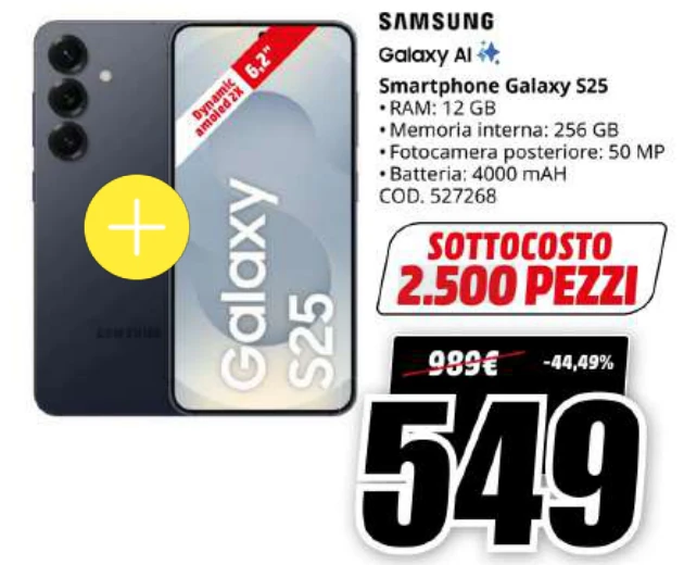 Smartphone Galaxy S25 256 GB - Samsung