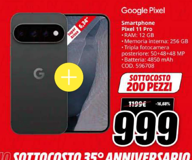 Smartphone Pixel 11 Pro 256 GB - Google