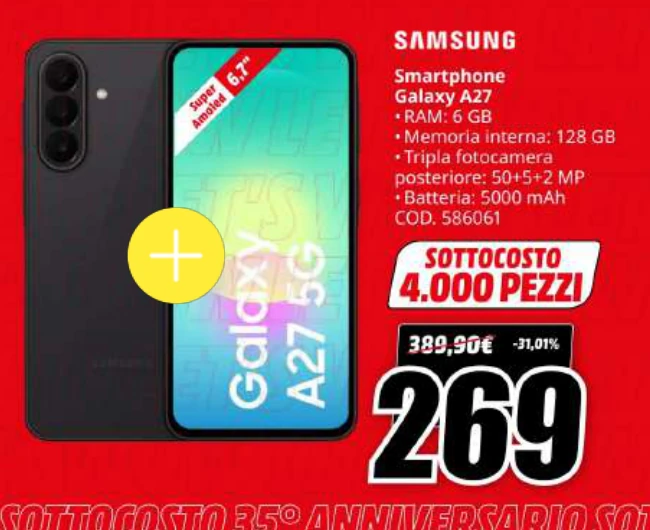 Smartphone Galaxy A27 128 GB - Samsung