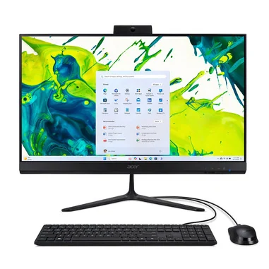 ASPIRE C24-2G AMD Ryzen™ 5 7430U 60,5 cm (23.8") 1920 x 1080 Pixel PC All-in-one 16 GB DDR5-SDRAM 512 GB SSD Windows 11 Home Wi-Fi 6 (802.11ax) Nero - Acer