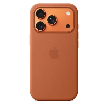 Custodia MagSafe in silicone per iPhone 17 Pro - Terracotta - Apple